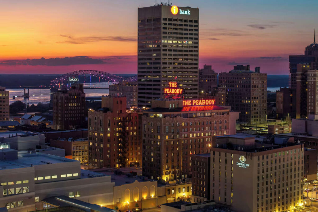 The Peabody Memphis hotel in Memphis