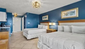 Ocean View Hotel Room with Balcony- 2 Full Beds #22 Book Now Pay Later Hotels